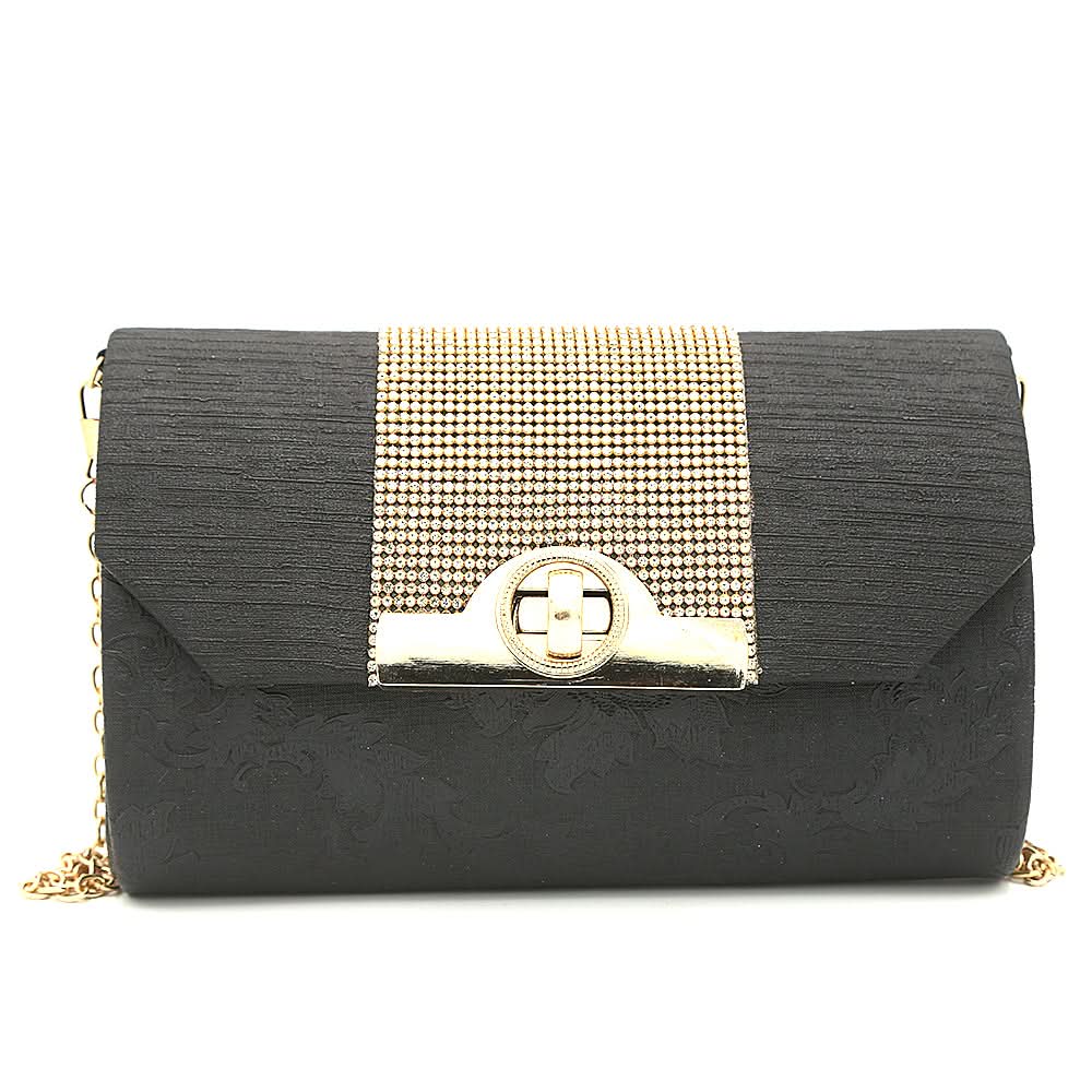 Women's Bridal Clutch 6879 - Black, Women, Clutches, Chase Value, Chase Value