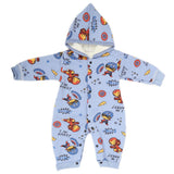 Newborn Boys Full Sleeves Romper - Blue, Kids, NB Boys Rompers, Chase Value, Chase Value