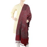 Women's Kastori Peoar Shawl - Maroon, Women, Shawls And Scarves, Chase Value, Chase Value