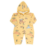 Newborn Boys Full Sleeves Romper - Yellow, Kids, NB Boys Rompers, Chase Value, Chase Value