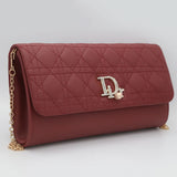 Women's Fancy Clutch 6960 - Maroon, Women, Clutches, Chase Value, Chase Value