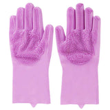 Silicone Dish Washing Gloves - Purple, Home & Lifestyle, Kitchen Tools And Accessories, Chase Value, Chase Value