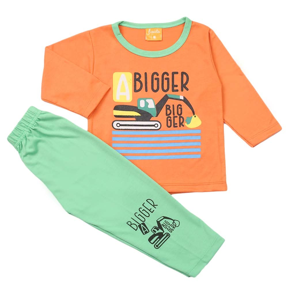 Boys Full Sleeves Suit - Orange, Boys Sets & Suits, Chase Value, Chase Value