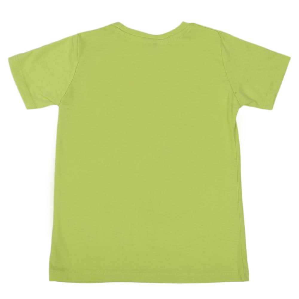 Boys Half Sleeves T-Shirt - Light Green, Kids, Boys T-Shirts, Chase Value, Chase Value