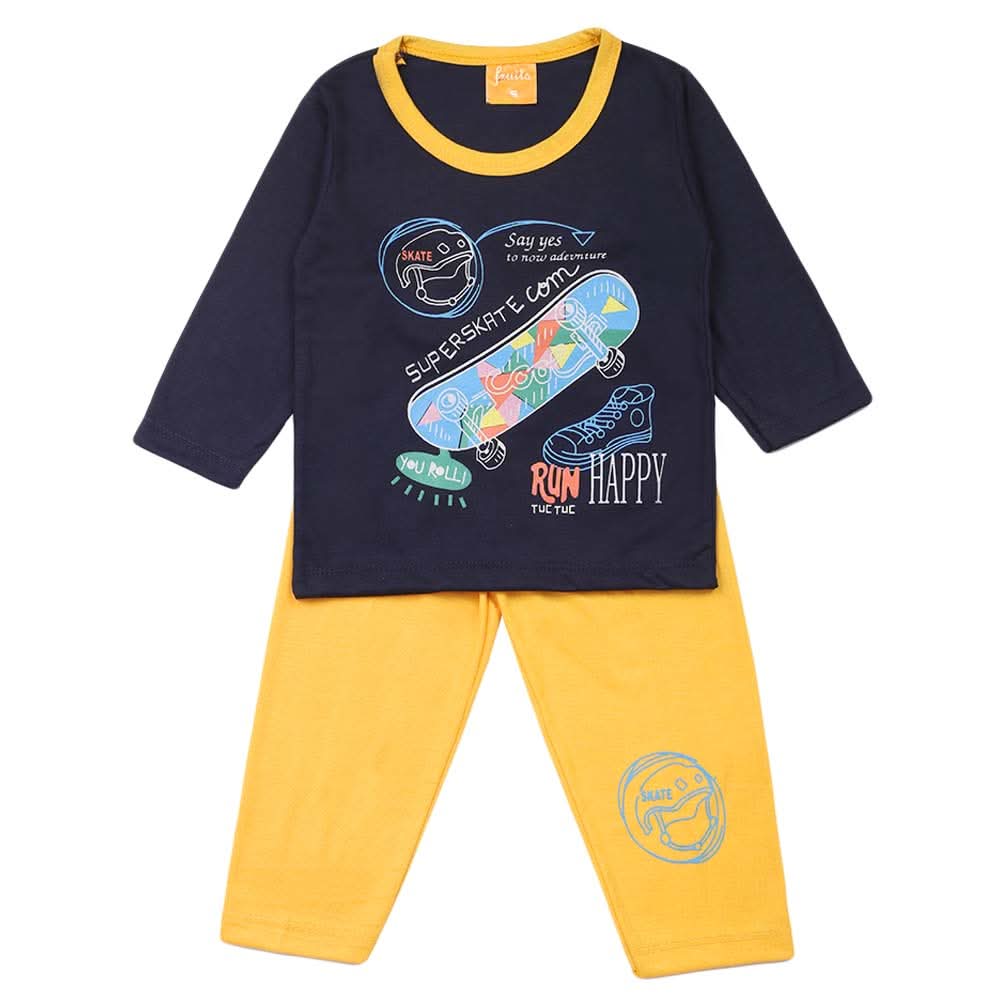 Boys Full Sleeves Suit - Navy Blue, Boys Sets & Suits, Chase Value, Chase Value