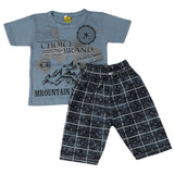 Boys Short Suit - Steel Blue, Kids, Boys Sets And Suits, Chase Value, Chase Value