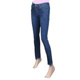 Women's Denim Pant - Mid Blue, Women, Pants & Tights, Chase Value, Chase Value