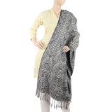 Women's 4 Border Polka Shawl - Navy Blue, Women, Shawls And Scarves, Chase Value, Chase Value
