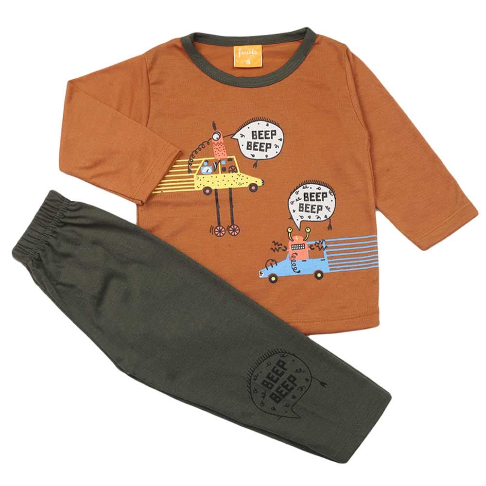 Boys Full Sleeves Suit - Brown, Boys Sets & Suits, Chase Value, Chase Value