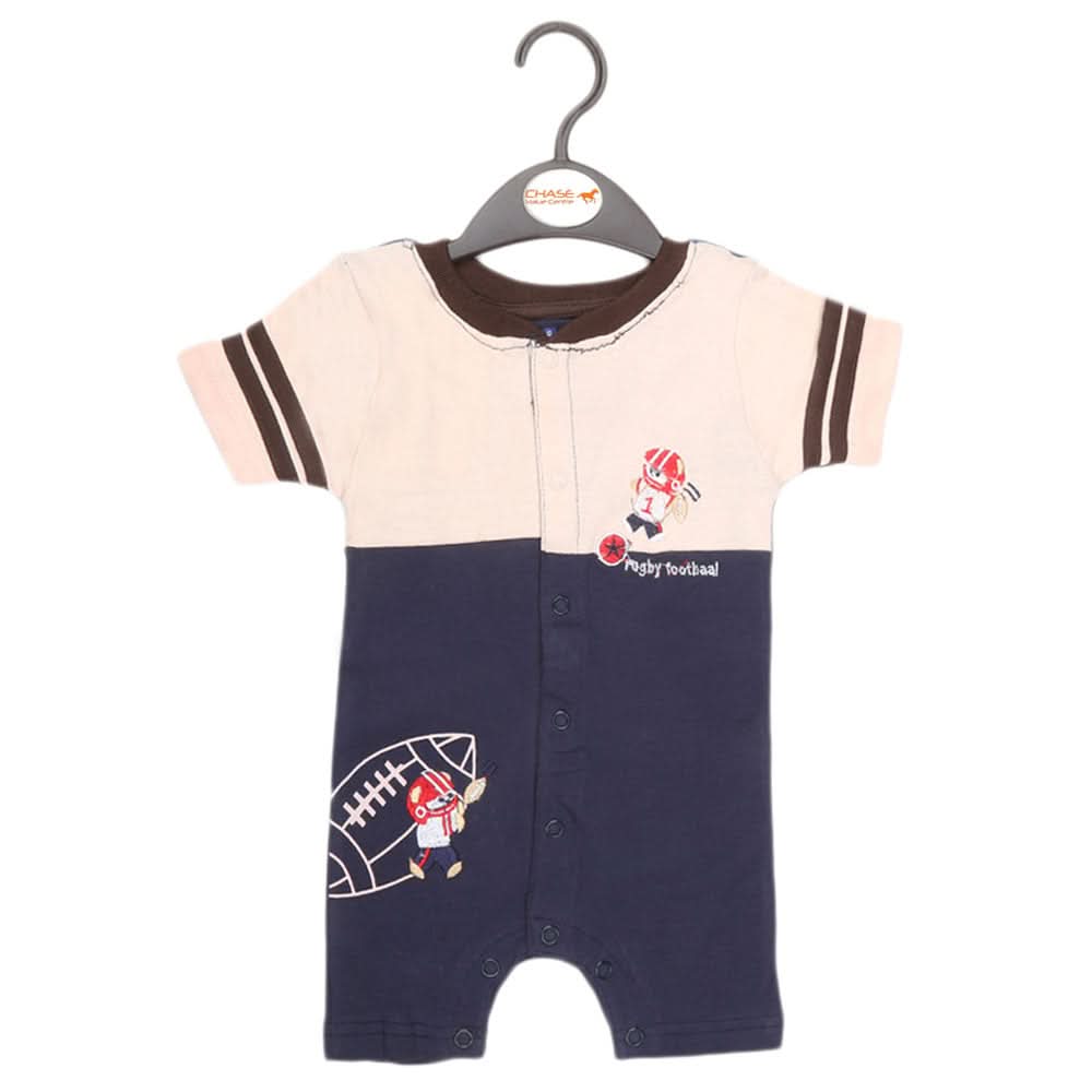 Newborn Boys Romper - Peach, Kids, NB Boys Rompers, Chase Value, Chase Value