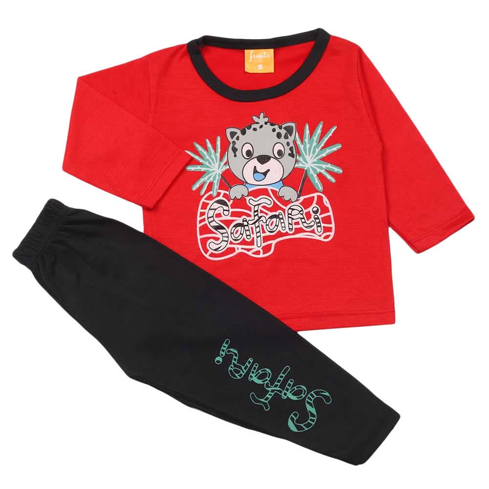 Boys Full Sleeves Suit - Red, Boys Sets & Suits, Chase Value, Chase Value
