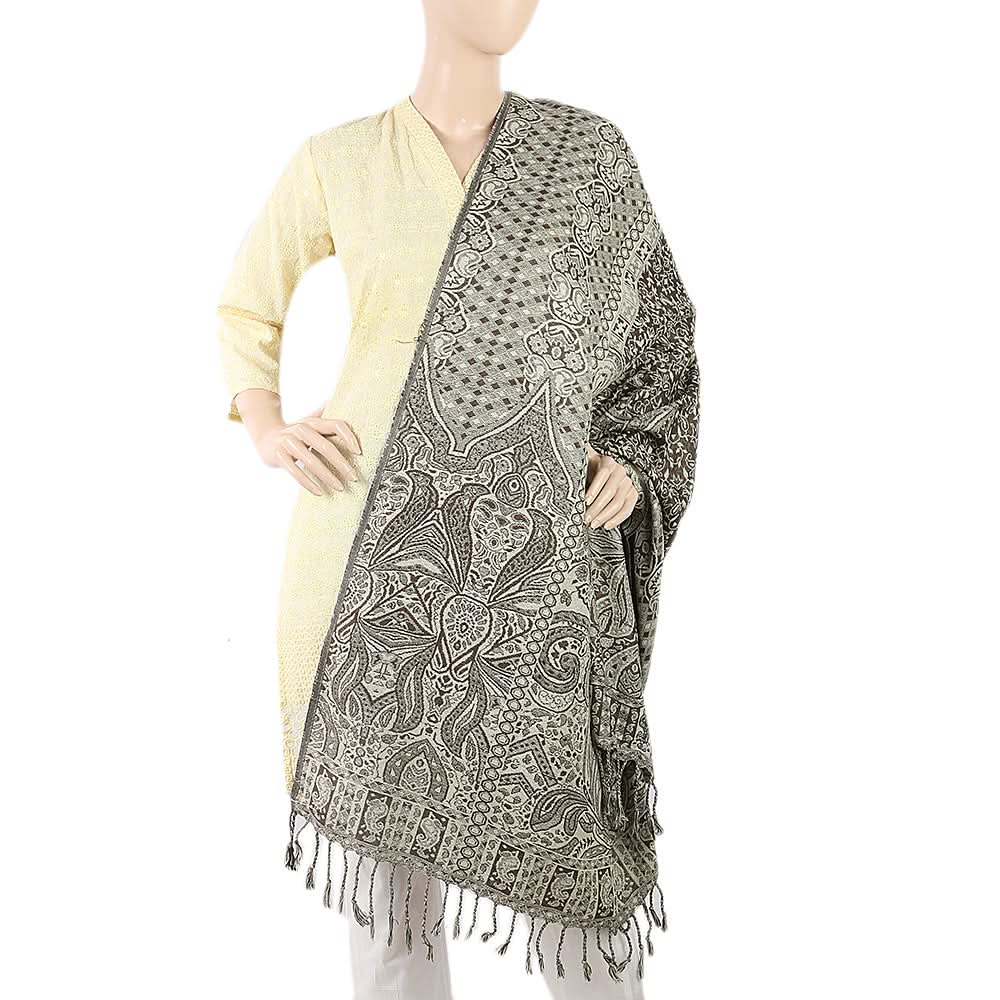 Women's 4 Border Polka Shawl - Olive Green, Women, Shawls And Scarves, Chase Value, Chase Value