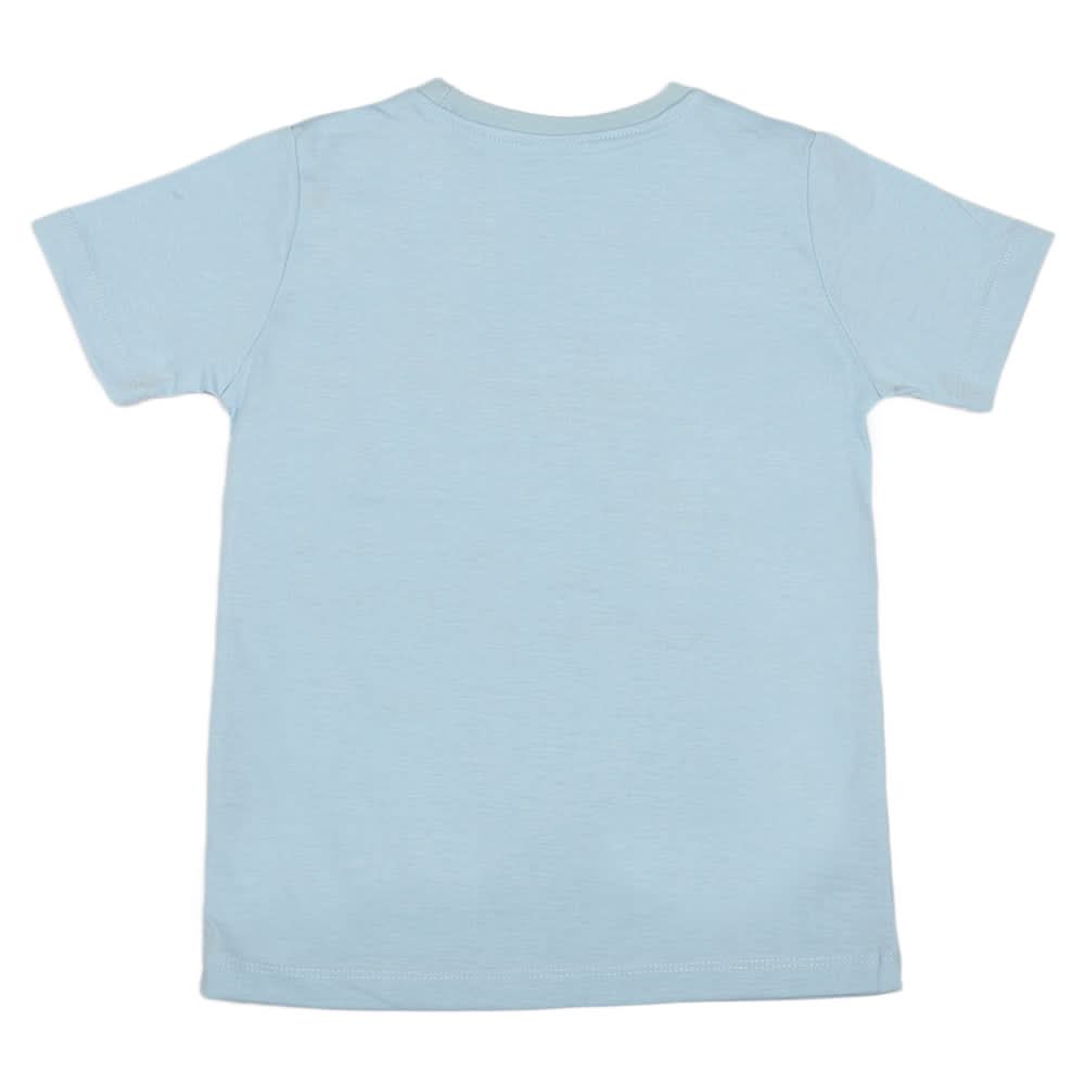 Boys Half Sleeves T-Shirt - Light Blue, Kids, Boys T-Shirts, Chase Value, Chase Value