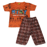 Boys Short Suit - Peach, Kids, Boys Sets And Suits, Chase Value, Chase Value