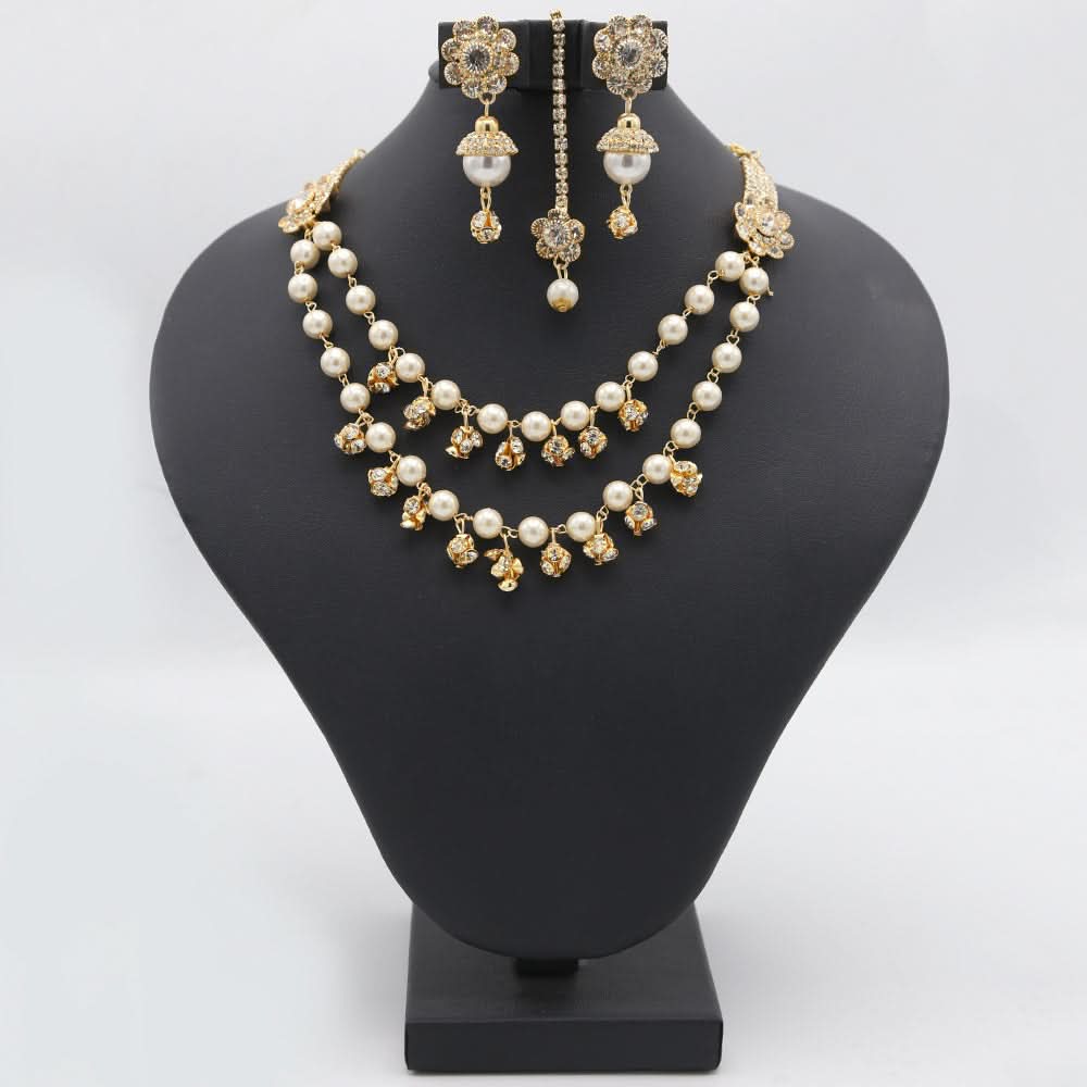 Women's Fancy Jewellery Set - Golden, Women, Jewellery Set, Chase Value, Chase Value