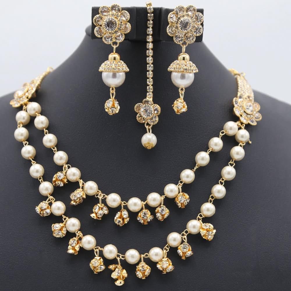 Women's Fancy Jewellery Set - Golden, Women, Jewellery Set, Chase Value, Chase Value