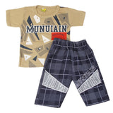Boys Short Suit - Light Brown, Kids, Boys Sets And Suits, Chase Value, Chase Value