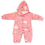 Newborn Girls Full Sleeves Romper - Pink, Kids, NB Girls Rompers, Chase Value, Chase Value
