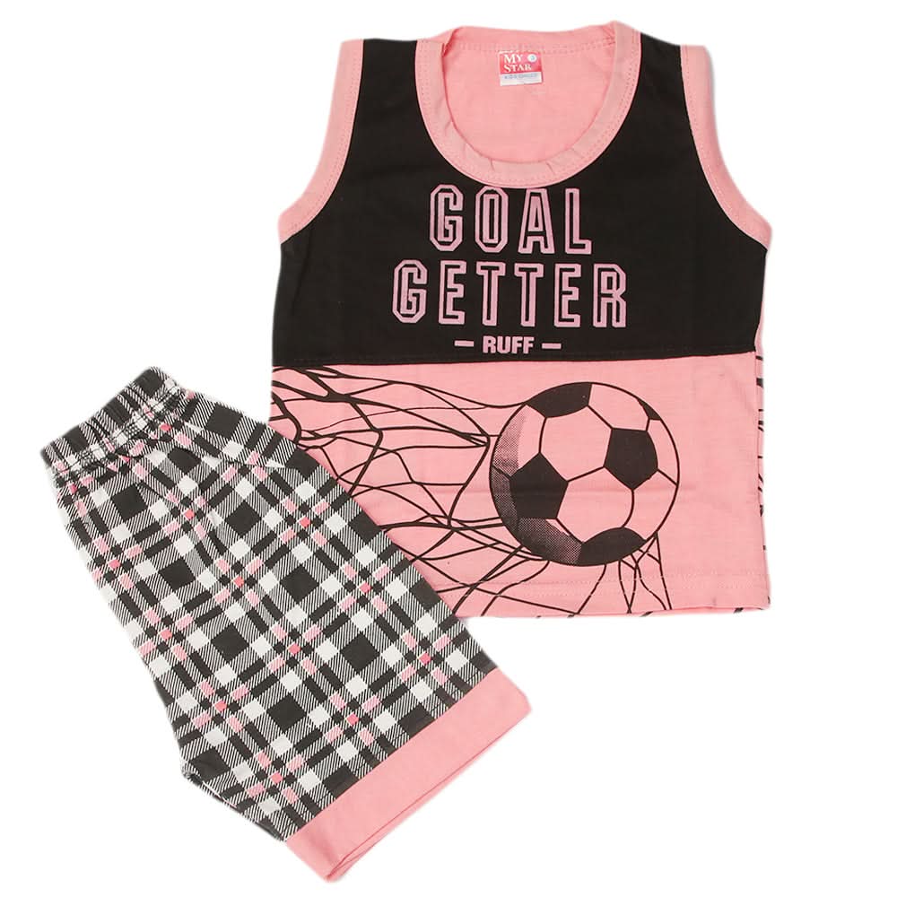 Boys Sando Suit - Pink, Kids, Boys Sets And Suits, Chase Value, Chase Value