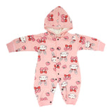 Newborn Girls Full Sleeves Romper - Light Pink, Kids, NB Girls Rompers, Chase Value, Chase Value