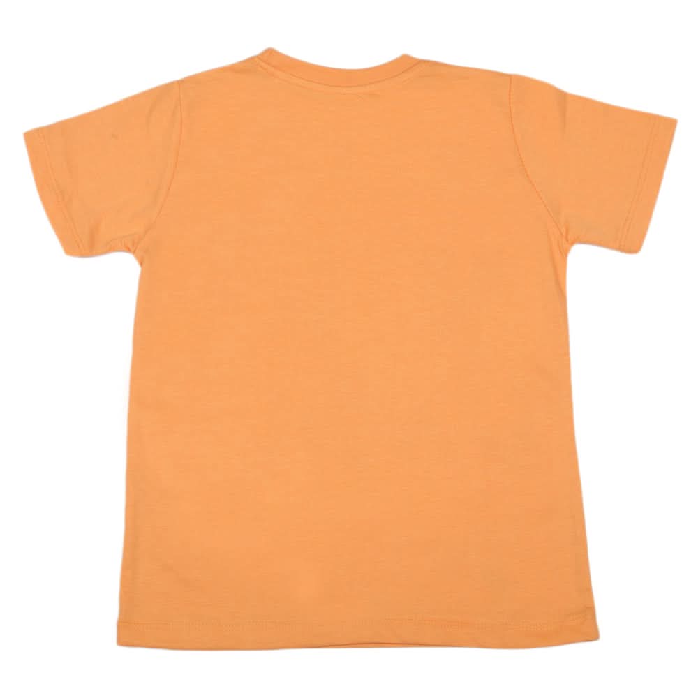Boys Half Sleeves T-Shirt - Peach, Kids, Boys T-Shirts, Chase Value, Chase Value