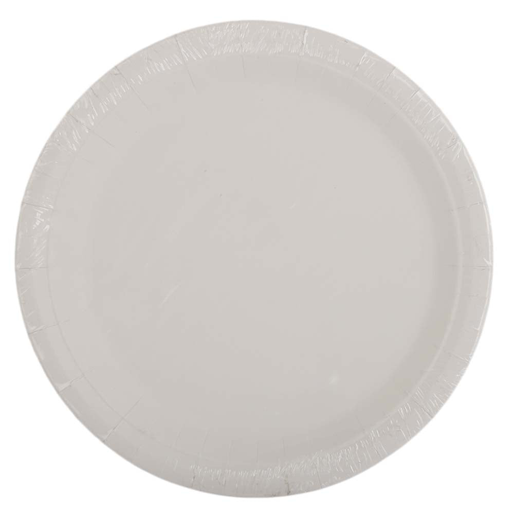 Disposable Plate 20 Pcs Large - White, Home & Lifestyle, Serving And Dining, Chase Value, Chase Value