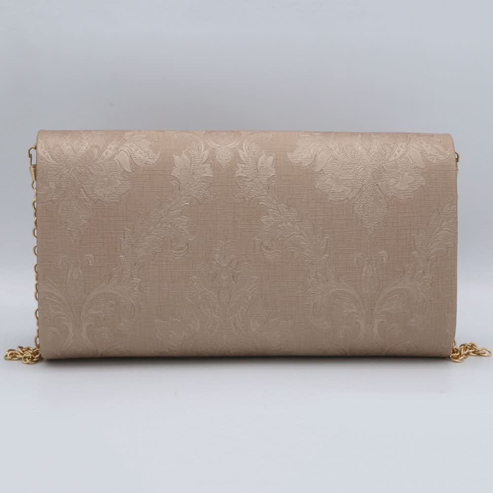 Women's Fancy Clutch 6913 - Peach, Women, Clutches, Chase Value, Chase Value