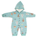 Newborn Boys Full Sleeves Romper JA41-47 (7) - Green, Kids, NB Boys Rompers, Chase Value, Chase Value