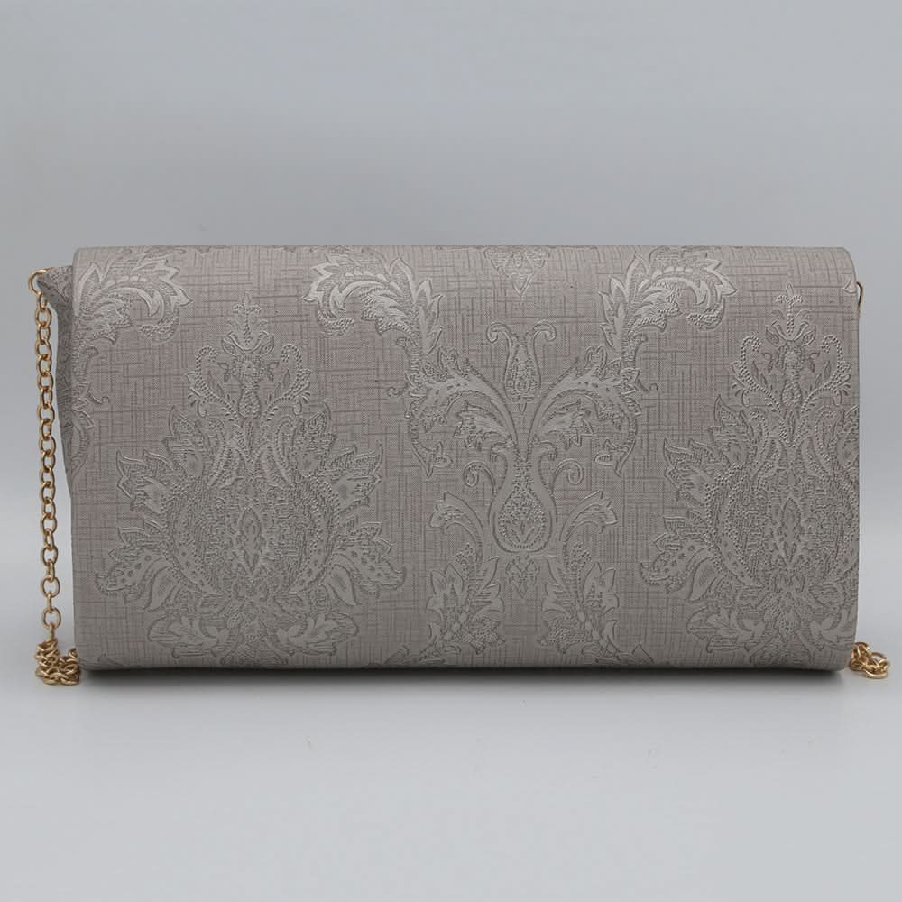 Women's Fancy Clutch 6913 - Grey, Women, Clutches, Chase Value, Chase Value