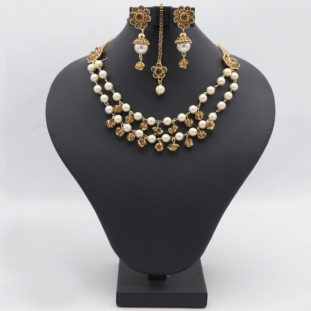 Women's Fancy Jewellery Set - Copper, Women, Jewellery Set, Chase Value, Chase Value