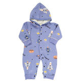 Newborn Boys Full Sleeves Romper JA41-47 (9) - Blue, Kids, NB Boys Rompers, Chase Value, Chase Value