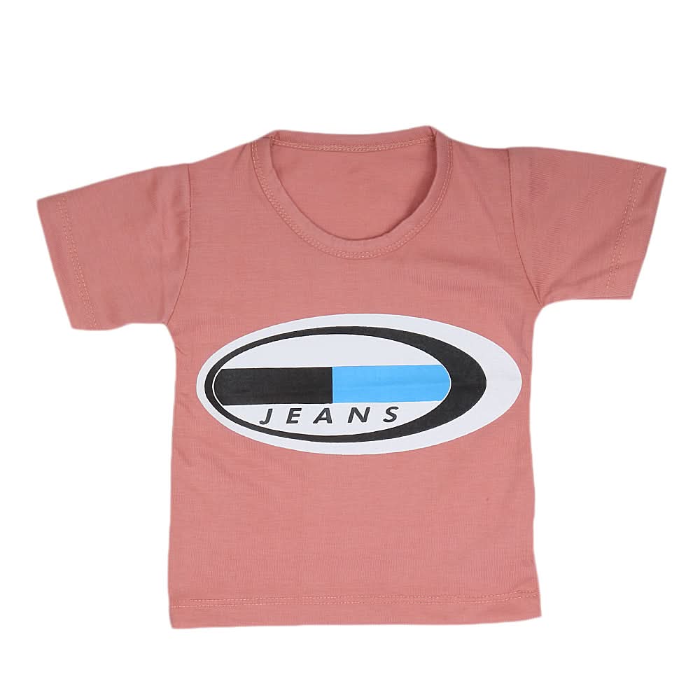 Boys Half Sleeves T-Shirt  14-24 - Tea Pink, Kids, Boys T-Shirts, Chase Value, Chase Value
