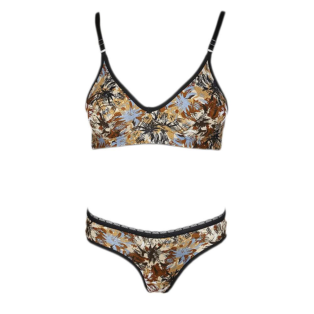 Women's Bra & Panty Set - Brown, Women, Bra And Panty Sets, Chase Value, Chase Value