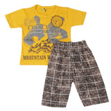 Boys Short Suit - Mustard, Kids, Boys Sets And Suits, Chase Value, Chase Value