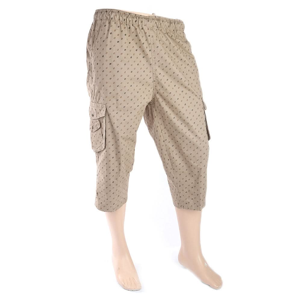 Men's Printed Short - Beige, Men, Shorts, Chase Value, Chase Value