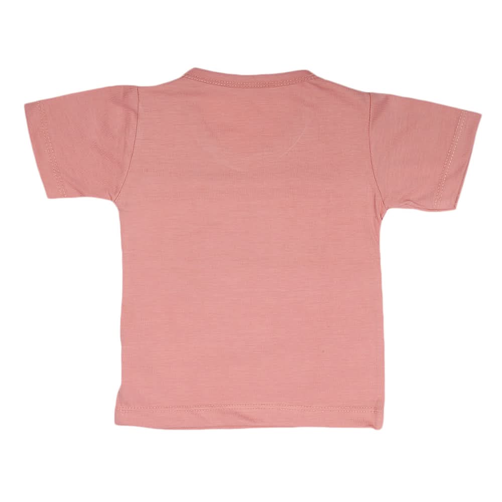 Boys Half Sleeves T-Shirt  14-24 - Tea Pink, Kids, Boys T-Shirts, Chase Value, Chase Value