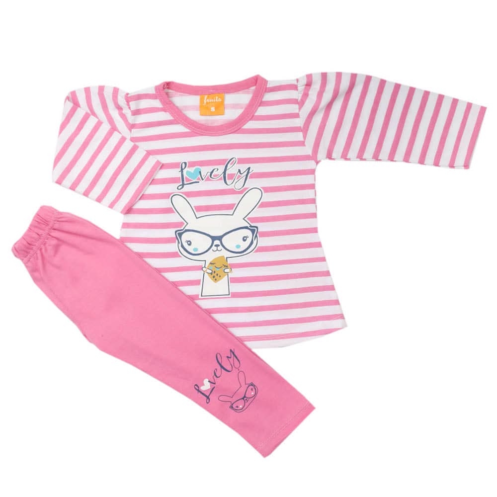 Girls Full Sleeves Suit - Dark Pink, Girls Suits, Chase Value, Chase Value