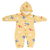 Newborn Boys Full Sleeves Romper - Yellow, Kids, NB Boys Rompers, Chase Value, Chase Value