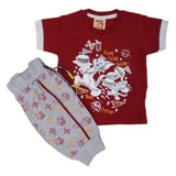 Newborn Boys Half Sleeves Suit - Red, Kids, NB Boys Sets And Suits, Chase Value, Chase Value