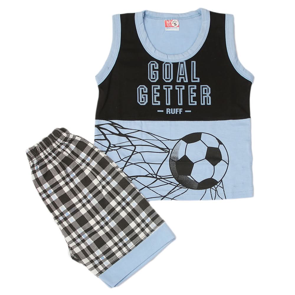 Boys Sando Suit - Blue, Kids, Boys Sets And Suits, Chase Value, Chase Value