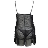 Women's Short Fancy Nighty - Black, Women, Night Suit, Chase Value, Chase Value