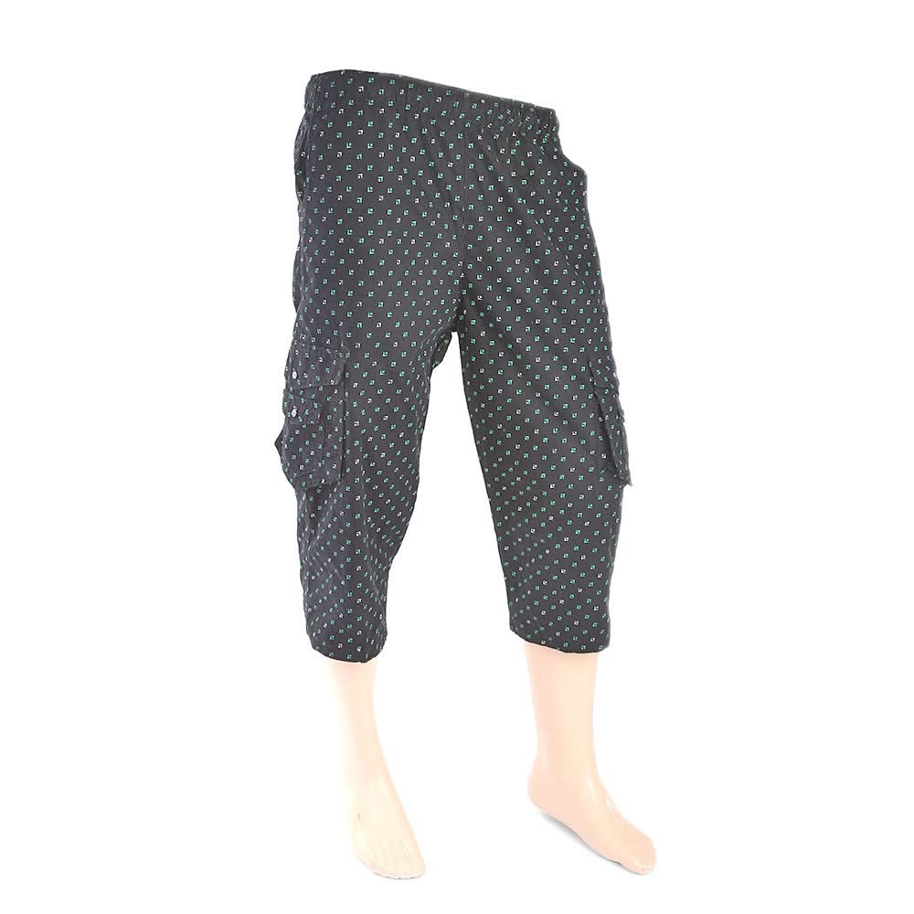 Men's Printed Short - Black, Men, Shorts, Chase Value, Chase Value