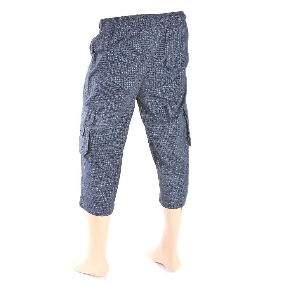 Men's Printed Short - Navy Blue, Men, Shorts, Chase Value, Chase Value