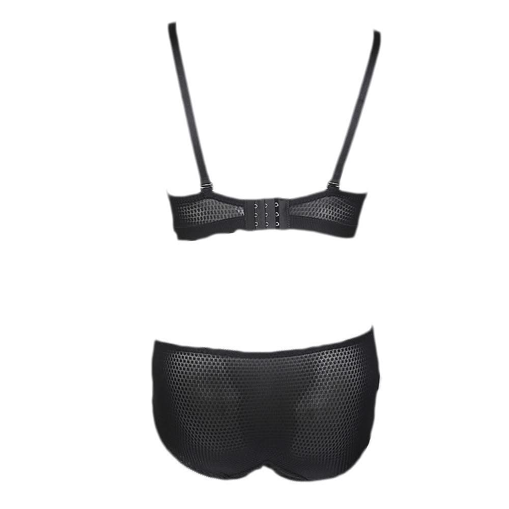 Women's Foam Bra & Panty Set - Black, Women, Bra And Panty Sets, Chase Value, Chase Value