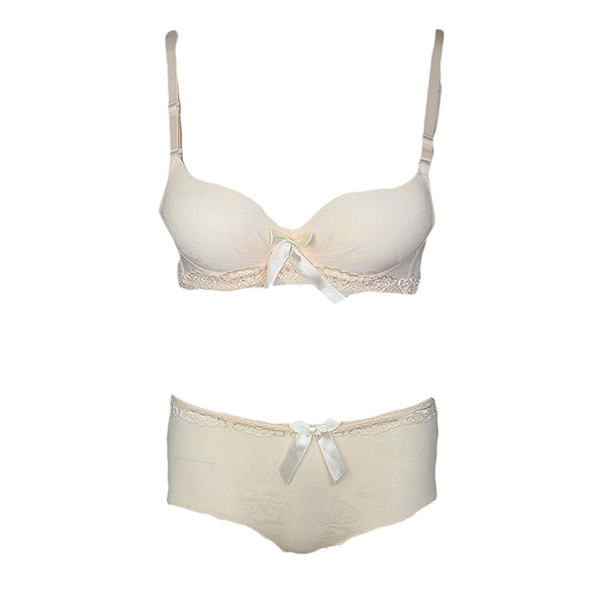 Women's Foam Bra & Panty Set - Fawn, Women, Bra And Panty Sets, Chase Value, Chase Value