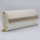Women's Fancy Clutch 6804 - White, Women, Clutches, Chase Value, Chase Value
