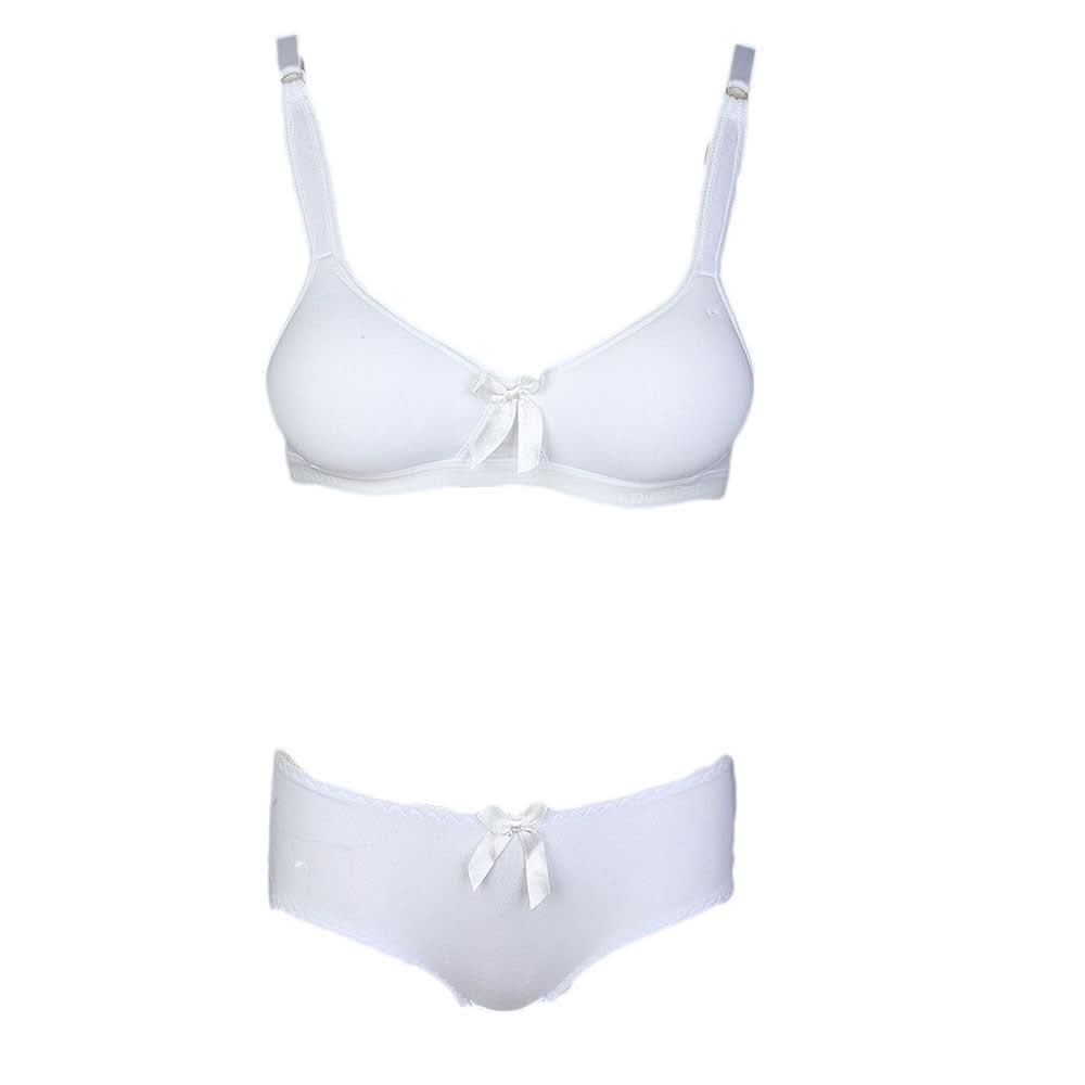 Women's Foam Bra & Panty Set - White, Women, Bra And Panty Sets, Chase Value, Chase Value