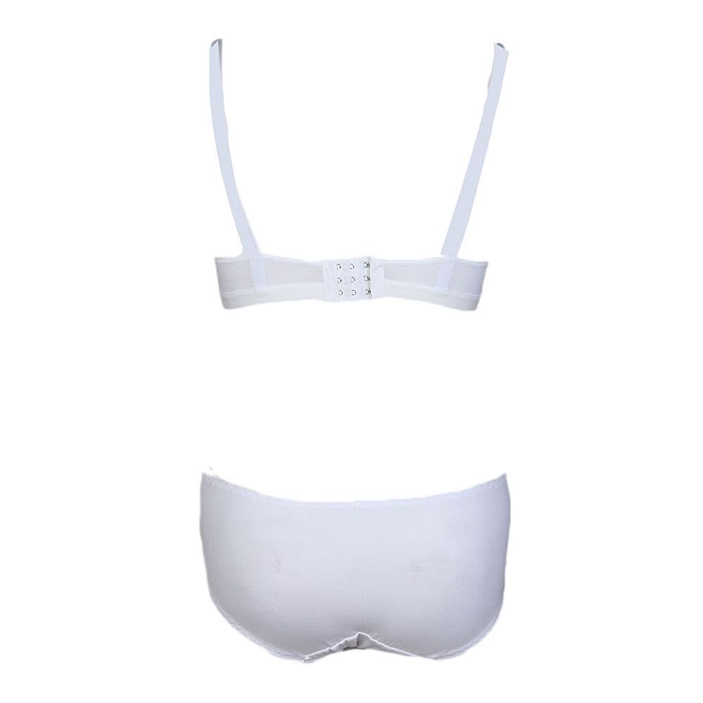 Women's Foam Bra & Panty Set - White, Women, Bra And Panty Sets, Chase Value, Chase Value