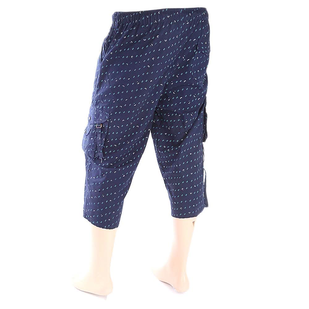 Men's Printed Short - Navy Blue, Men, Shorts, Chase Value, Chase Value