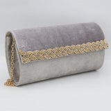 Women's Fancy Clutch 6804 - Grey, Women, Clutches, Chase Value, Chase Value
